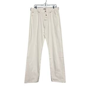Knickerbocker NWT Straight Leg High Rise White Denim Jeans Women’s Size 34